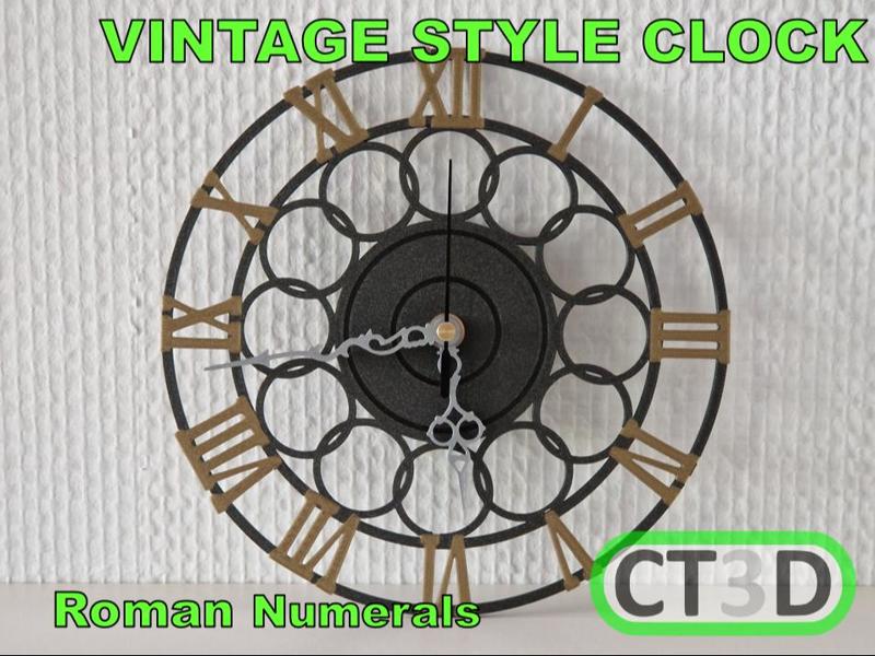 Vintage Roman Style Clock