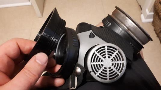 MSA Comfo Classic P100 to 3M adapter