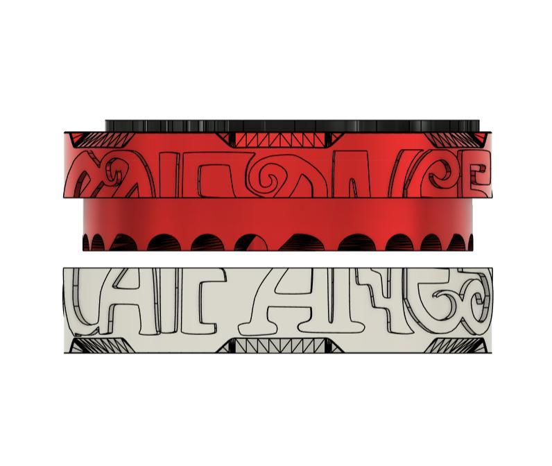 Caifanes Grinder - Trippy 3D Art for Rock & Ritual Vibes