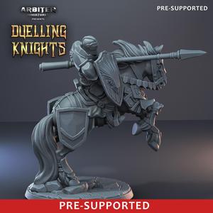 Pre-supported Knight on Horse 01