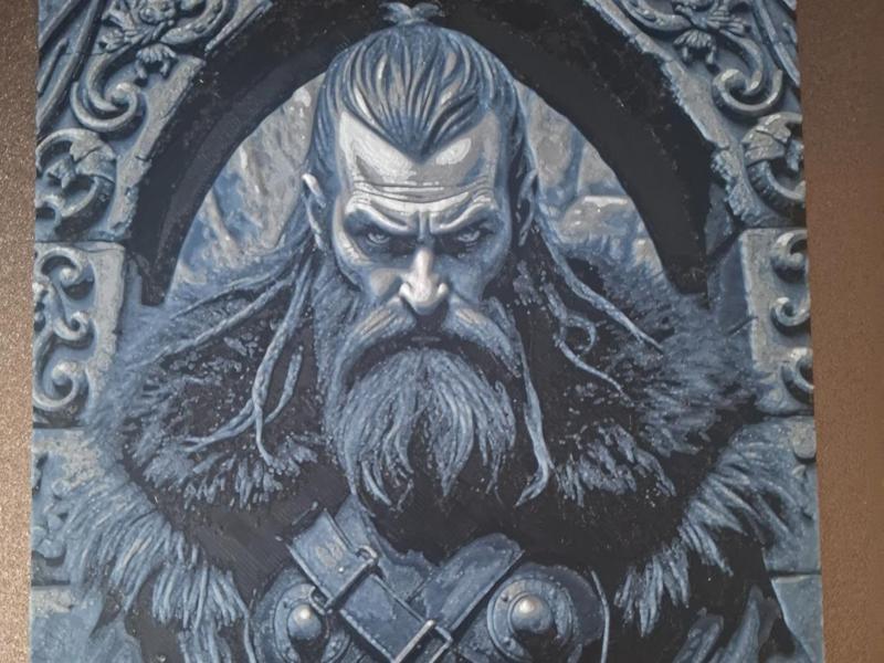 Viking at home Hueforge