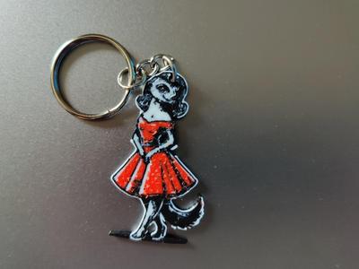 Rockabella Meerkat Keychain