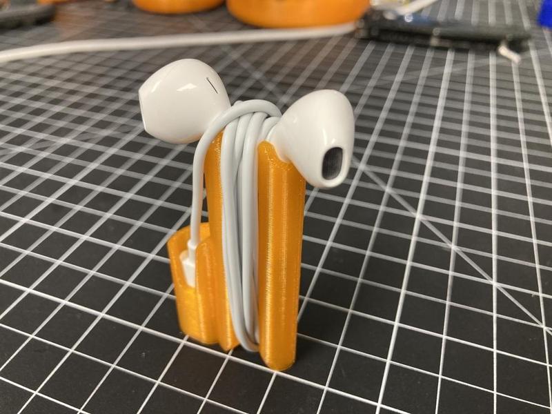 iPhone earphone wrap - optimized for Prusa MK3/MK3S
