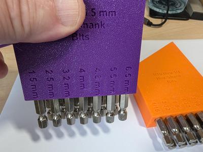 Hex Shank Bit Case - Metric and Imperial