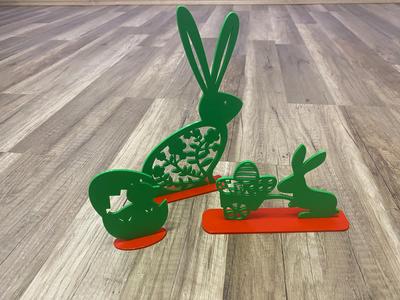 Easter decorations with stand