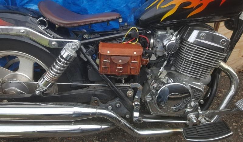 Motorcycle Battery box (internal bag hardcase)