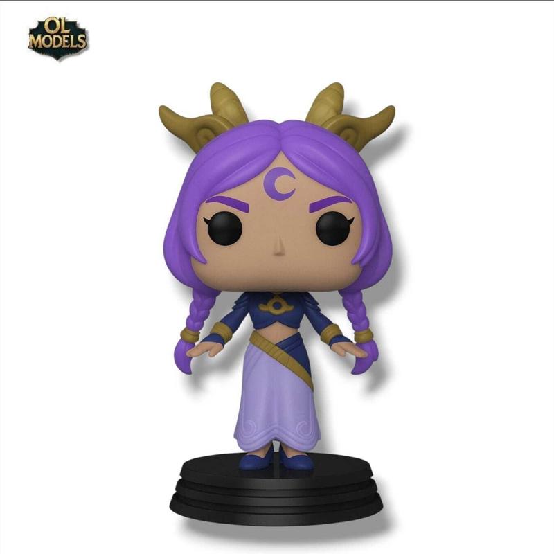 Yunara Chibi Figure League of Legends 3D Model