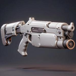Trek-12 Shotgun 3D Model STL Printable - 3D Model STL Printing