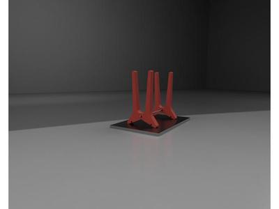 Laptop gravity stand