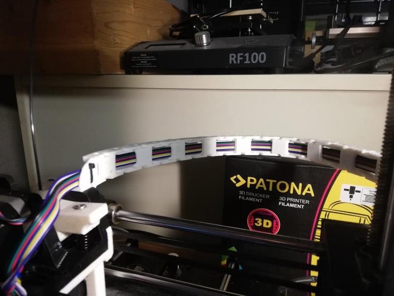 Reinforced Dragchain (X) for Anycubic I3 Mega Direct Drive Extruder