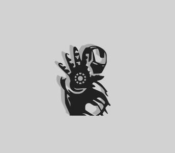 Ironman Shooting Decoration- 2D Art