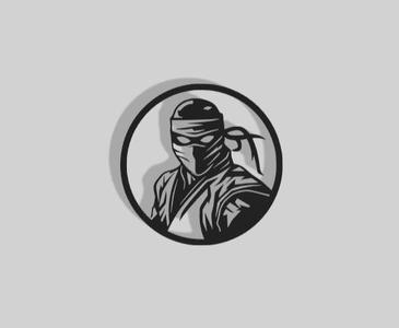 Ninja Ciruclar Decoration - 2D Art