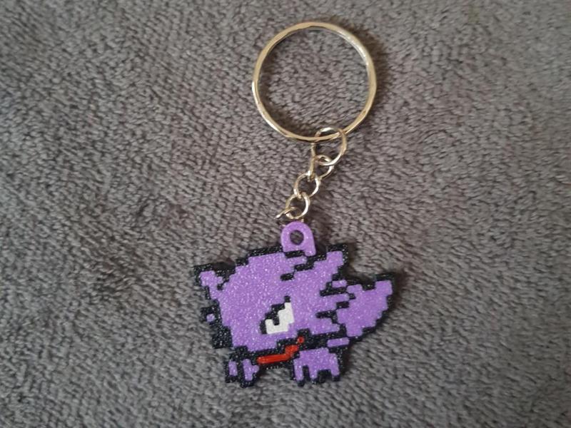 Pokemon Haunter Pixel Art Minimal cute Keychain