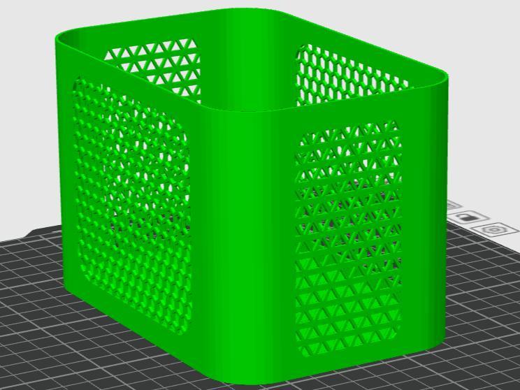Basket 100x150x100 with cutouts