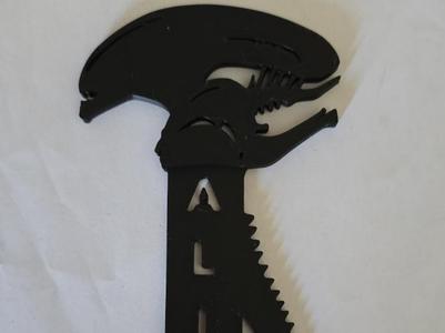 Alien Xenomorph Bookmark