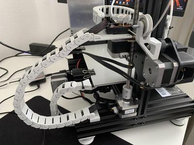 Stock Ender 3 Chain Links - cable management