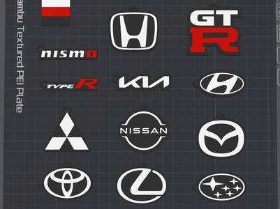 Car Brand Keychain 