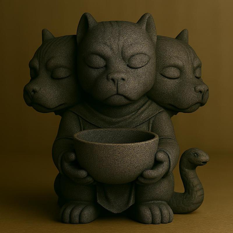 Flower Bowl Planter - Cerberus