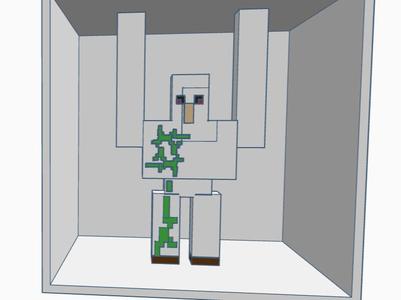 Iron golem monitor riser