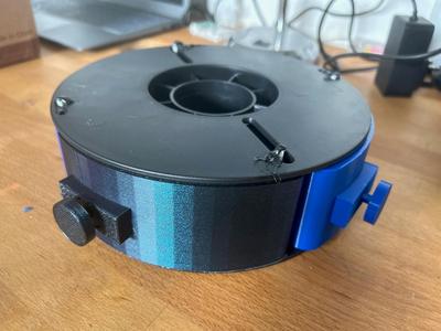 Empty filament spool organiser