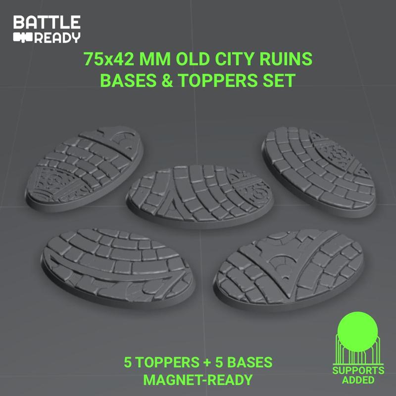 75x42 old city ruins set