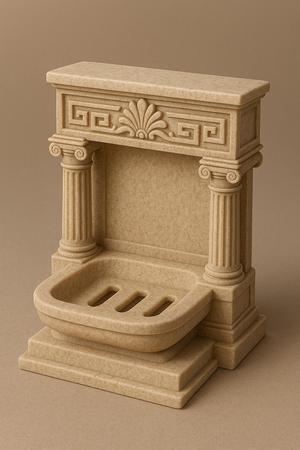 Ancient Greek Architecture Style Soap Bar Holder(More detail)