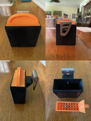 Milwaukee Belt Hook Hex Bit Box plus Slip On and Clip On Belt Bit Boxes