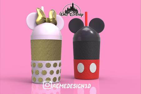 mickey and minnie cup