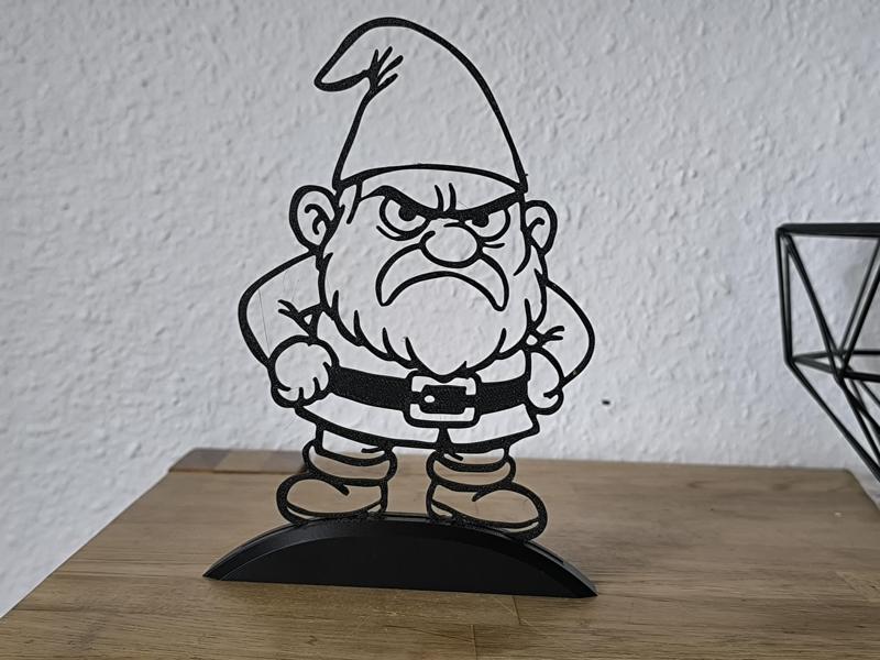 Grumpy Gnome – Minimalistische Deko für Garten und Zuhause
