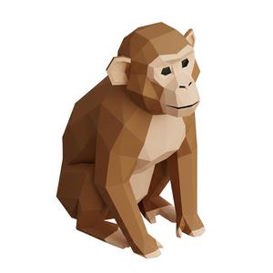 Lowest Poly Monkey