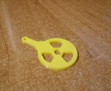 keychain & supermarket basket button