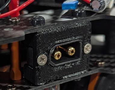 XT60 Plug mount for the Iron Man 650 frame
