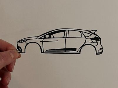 Wall Art Cars - Ford Focus RS