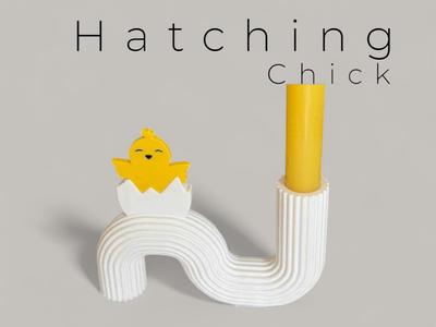 Hatching Chick Candle Holder