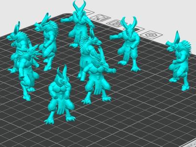 40k Tzangoors (Bodies/pt1) - PROXY