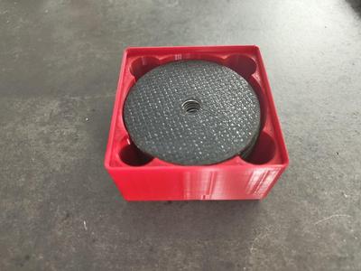 Gridfinity 76mm cutting disc holder
