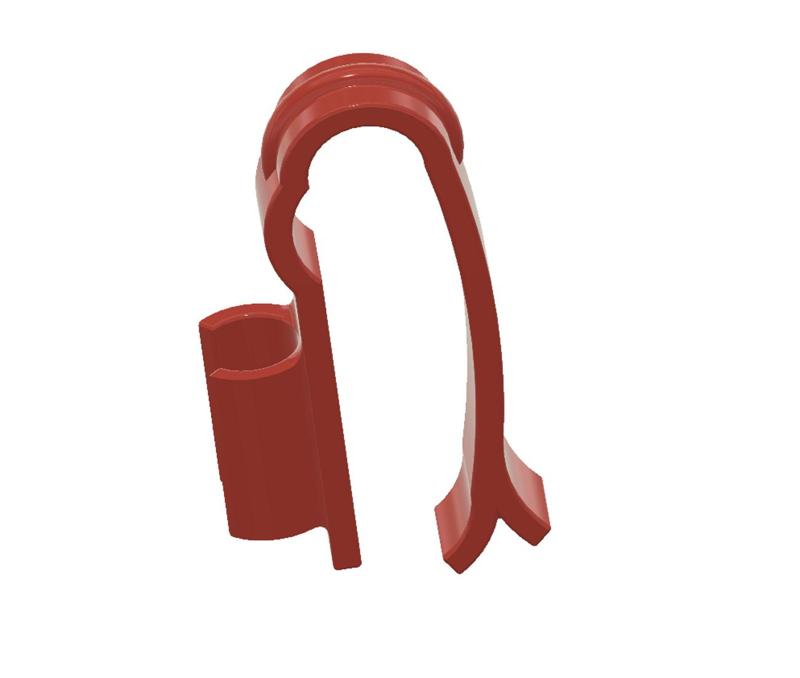 clip holder for a tube or overflow siphon for a plastic tank wine or aquarium Clamp external internal wiring Home Brew Clips Pipe Tube d10 mm ch-02 3dprint
