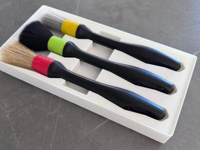 Gridfinity Brush holder/Interior Brush set