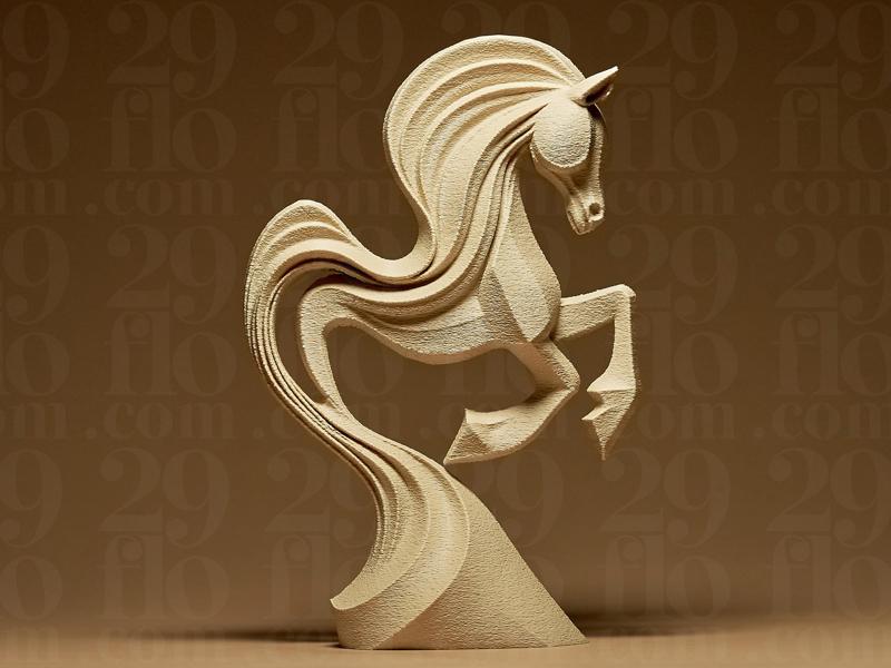 Jumping Horse Figure
