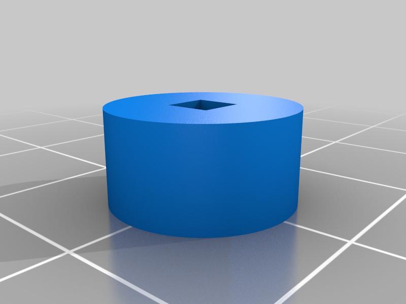 Basic Button Cap (for a 2mm by 2mm button). 