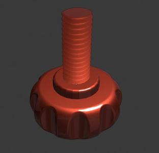 Spinning reel handle screw