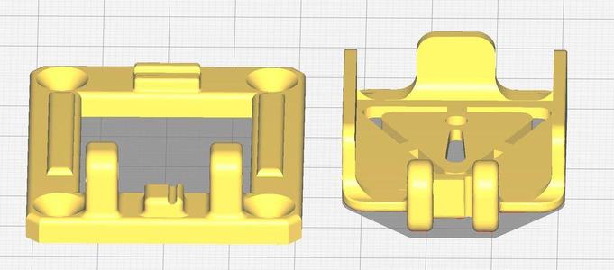 Switch Cover with Torsion Spring Recesses 