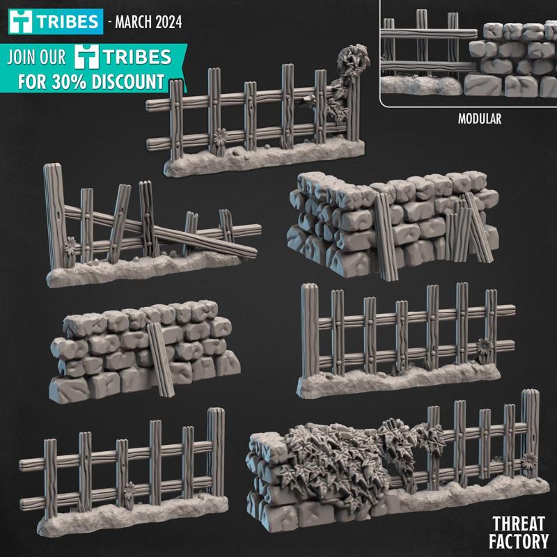Modular fences & low walls