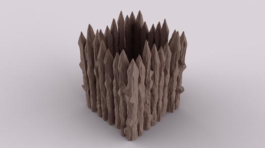 Decorative Wood pen Holder, Flowerpot, Bowl