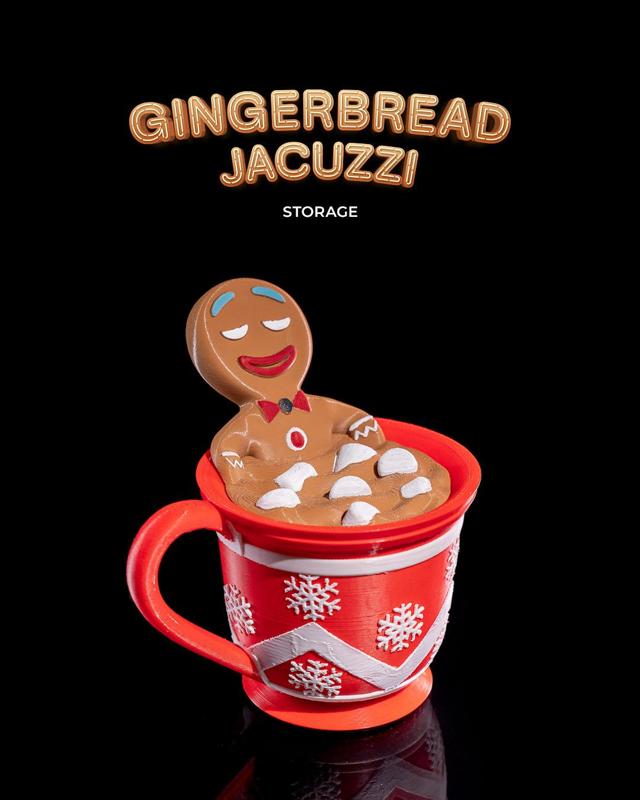 Gingerbread Jacuzzi Storage