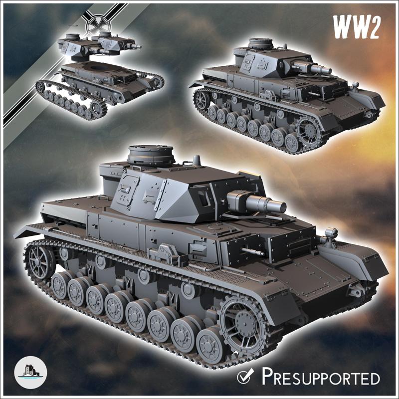 Panzer IV Ausf. D - Germany Eastern Western Front France Poland Russia Early WWII