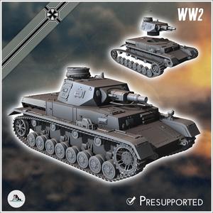 Panzer IV Ausf. C - Germany Eastern Western Front France Poland Russia Early WWII