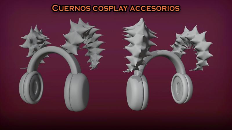 Horns Demon / Horns of demon cosplay headset accessories 34