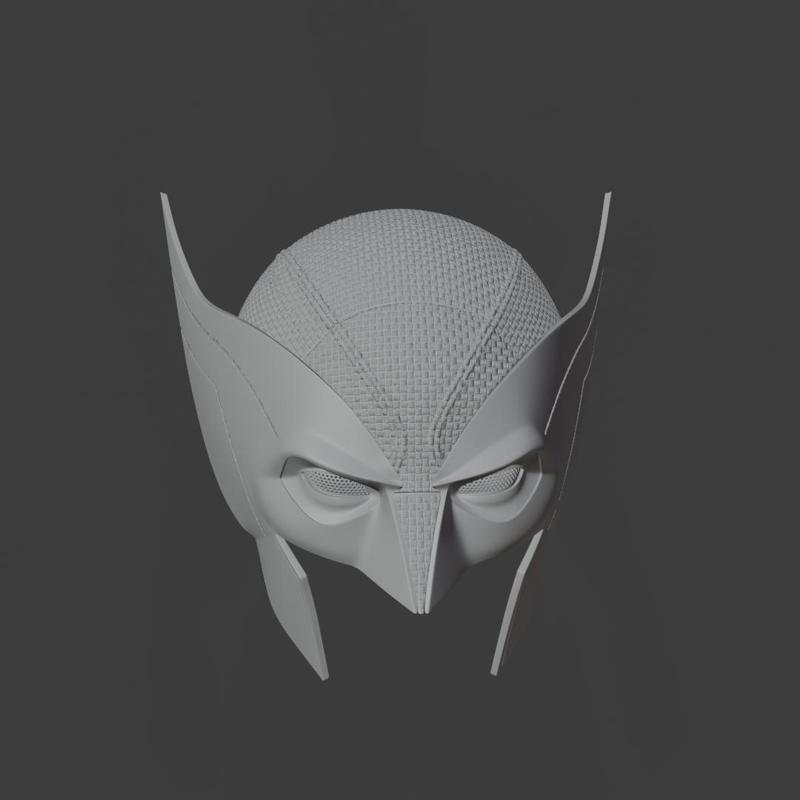 Wolverine Mask Bundle: Textured and Plain Masks with Magnet Slots - Bonus Detachable Claws / Máscara de Lobezno: Versiones Texturizada y Lisa con Imanes - Garras Desarmables de Regalo