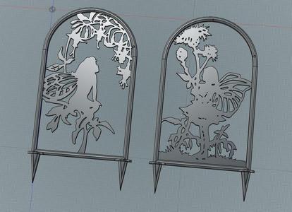 Garden Fairy Flower trellis